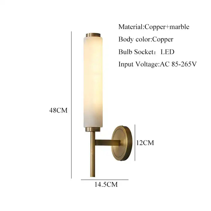 Adeline Modern Luxury Copper Wall Lights - Elegant Home Illumination