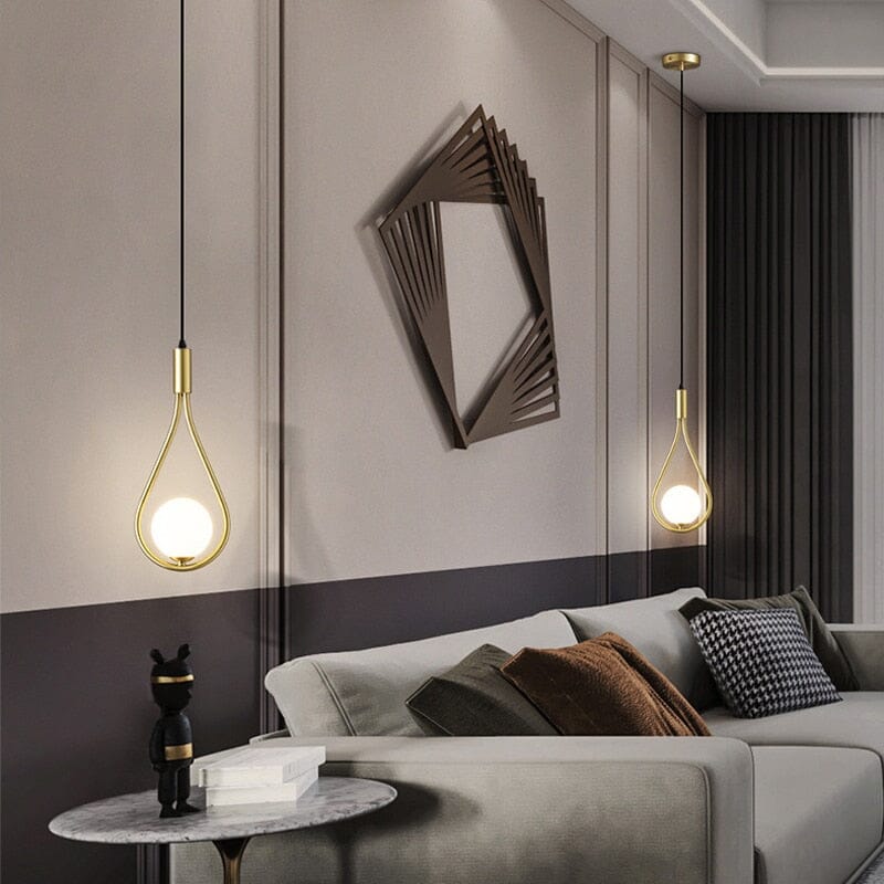 Elowen Sleek Droplet Pendant Light - Modern Elegance for Your Space