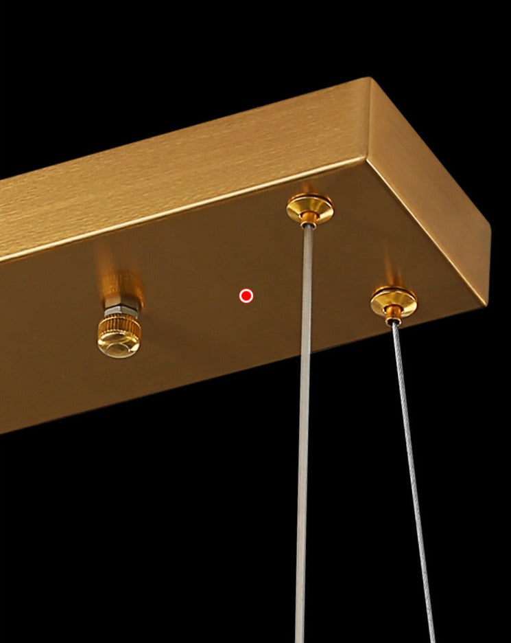 Shopia - Luxury Arch Crystal Suspension Chandelier - Modern Lighting Design