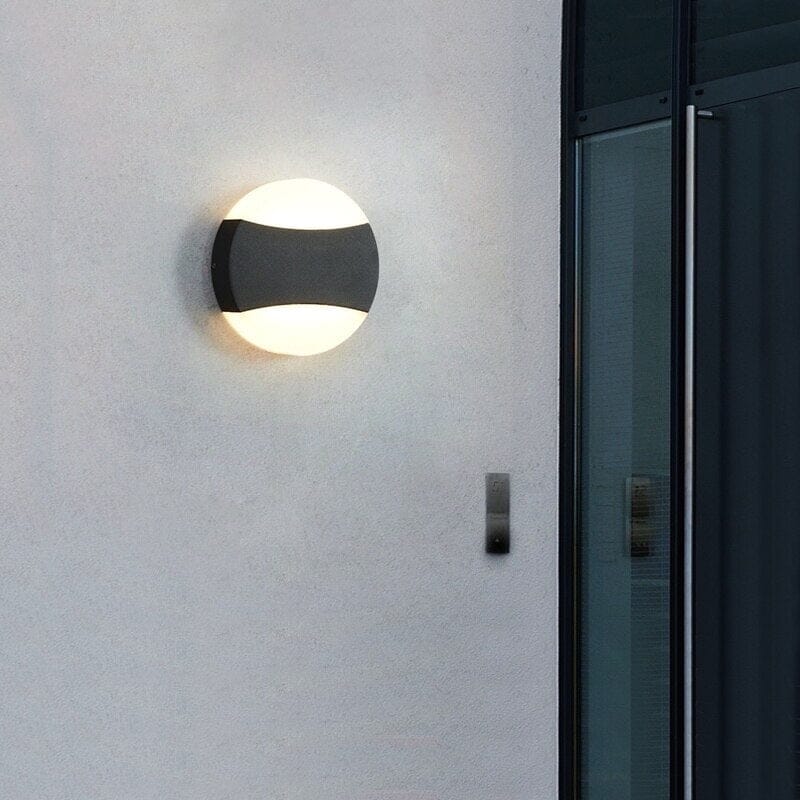 Circle waterproof Outdoor Wall Light – Cute Circular Design for Stylish Exterior Illumination