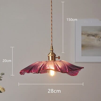 Talia Nordic Floral Glass Pendant Lights - Elegant Touch for Modern Spaces