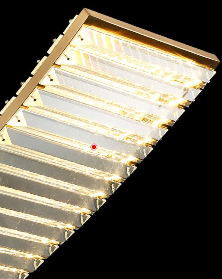 Shopia - Luxury Arch Crystal Suspension Chandelier - Modern Lighting Design