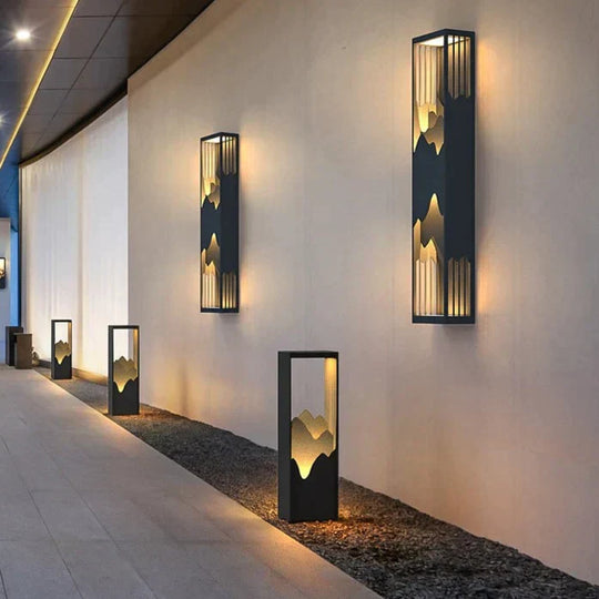 Waterproof Solar LED Outdoor Light - Garden Decoration Lamps for Balcony, Courtyard, Street, and Wall Lighting