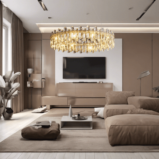 Lucia Crystal Chandelier - Elegant Lighting for Luxurious Spaces