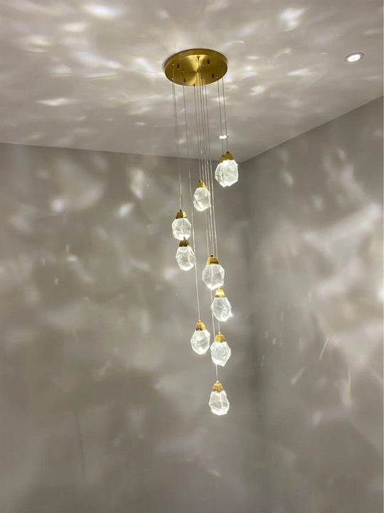 Solara Nordic Crystal Chandelier