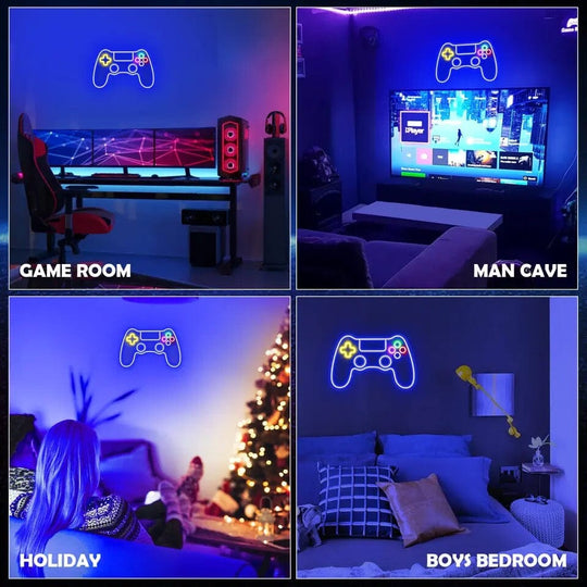 Game Room LED Neon Sign Light - Vibrant Energy for Your Space