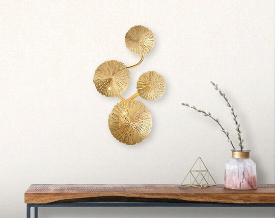 Zaylee Lotus Leaf Modern Wall Lamps