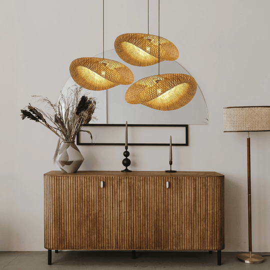 Faith Bamboo Pendant Light