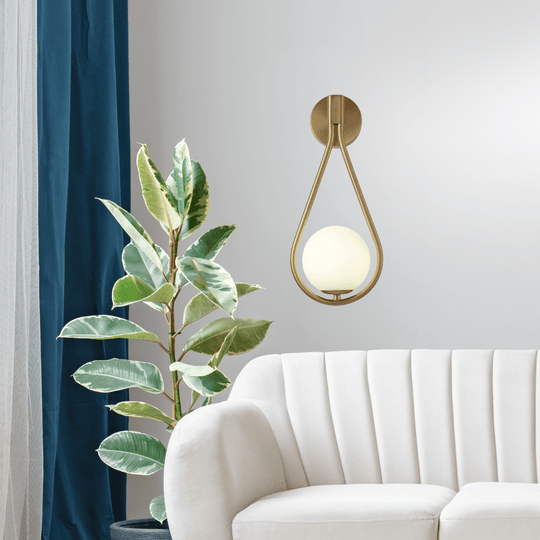 Isla Droplet Wall Lamp - Elegant Nordic Charm for Any Space