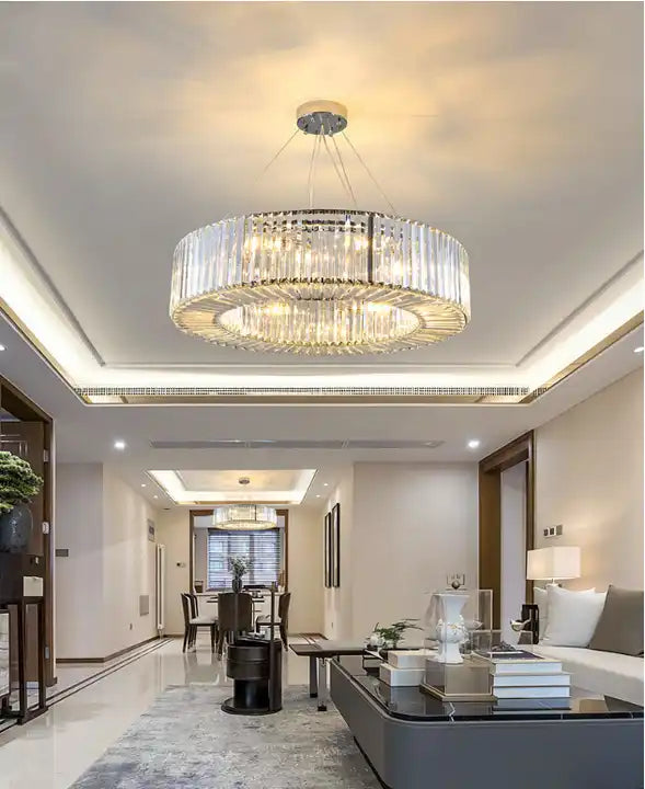 Emperor Crystal Ring Chandelier Lamp