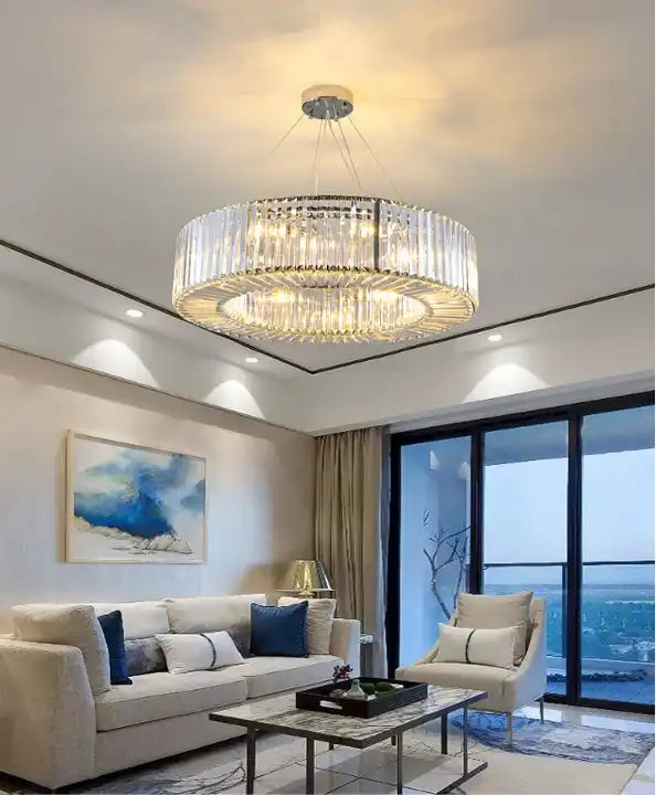 Emperor Crystal Ring Chandelier Lamp