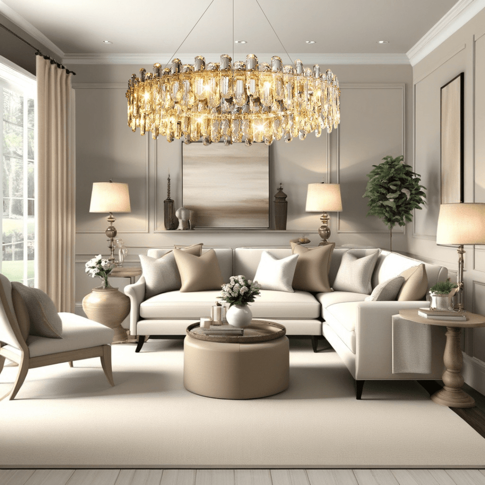 Lucia Crystal Chandelier - Elegant Lighting for Luxurious Spaces