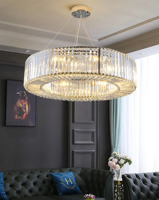 Emperor Crystal Ring Chandelier Lamp