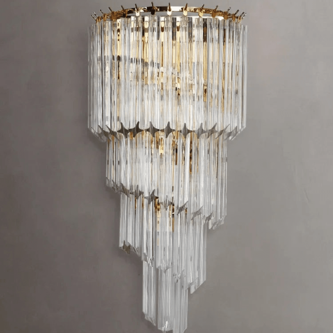 Celeste Gold Luxury Crystal Wall Lamps - Modern Elegance