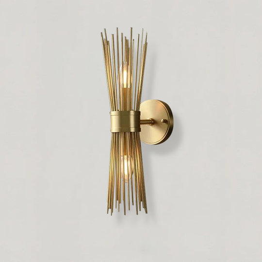 Shannon Art Wall Lights – Stylish and Efficient Brass Illumination