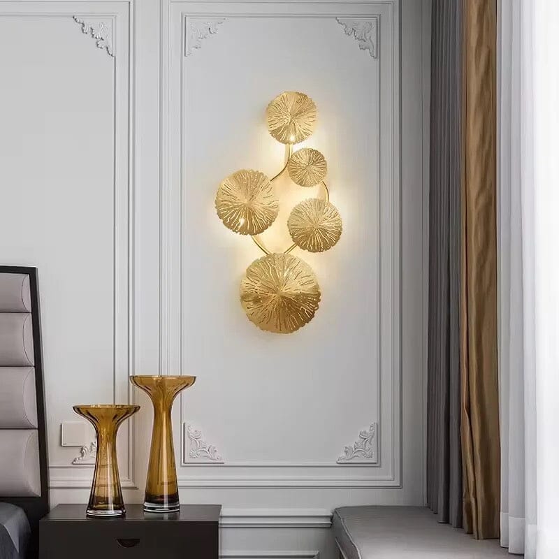 Zaylee Lotus Leaf Modern Wall Lamps