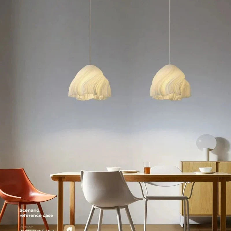 Art Chandelier: Adjustable LED Pendant with Elegant 3D Design