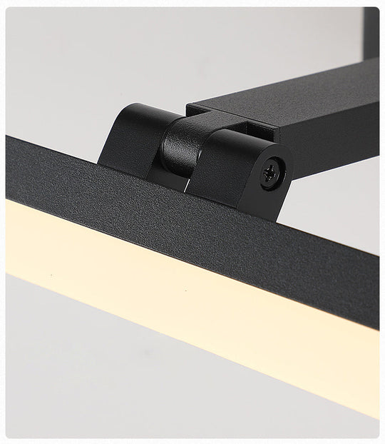 Linear LED Bathroom Vanity Sconce with Acrylic Diffuser - Simple Metal Design