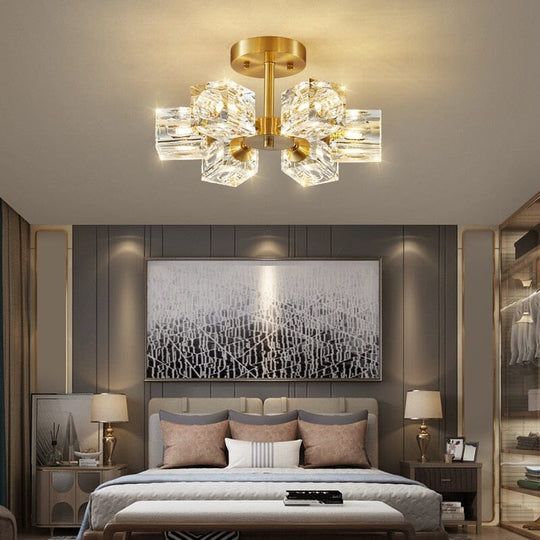 Enzo Luxury Crystal Pendant Ceiling  Lights