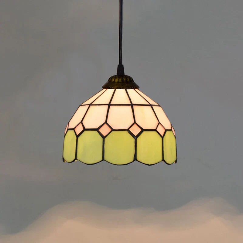 Isolde – European Stained Glass Pendant Light for Dining Room, Bedroom, and Home Décor