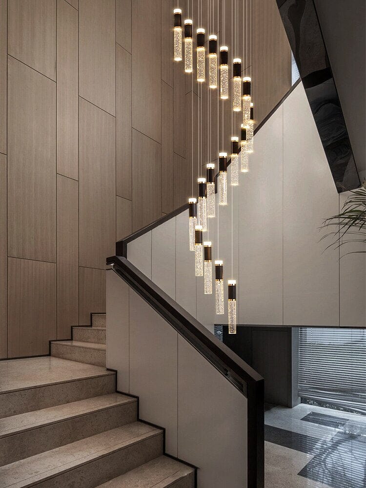 Cecilia Luxury Crystal Staircase Chandelier – Elegant Illumination for Your Staircase