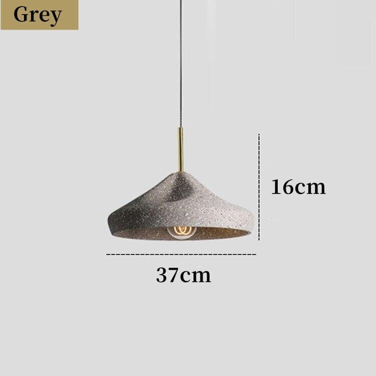 Liliana Cement Pendant Light Industrial Style