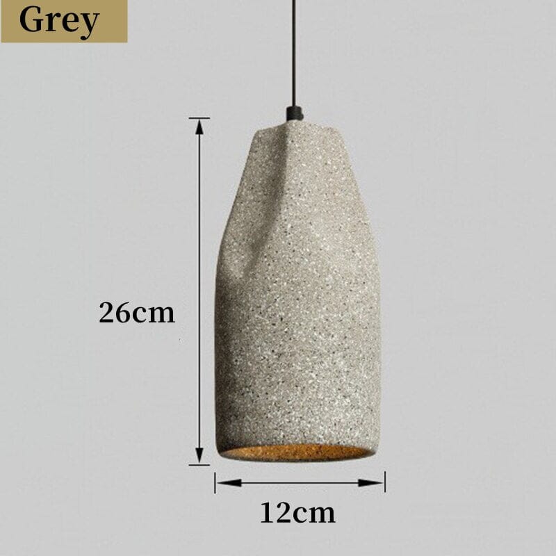 Liliana Cement Pendant Light Industrial Style