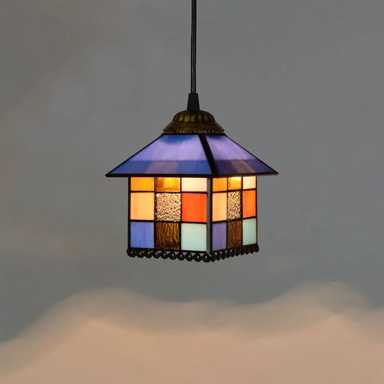 Isolde – European Stained Glass Pendant Light for Dining Room, Bedroom, and Home Décor