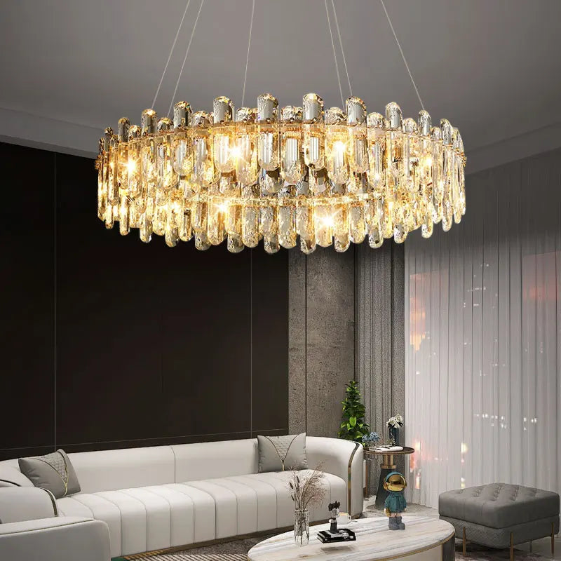 Lucia Crystal Chandelier - Elegant Lighting for Luxurious Spaces