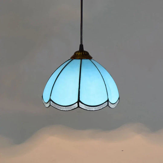 Isolde – European Stained Glass Pendant Light for Dining Room, Bedroom, and Home Décor