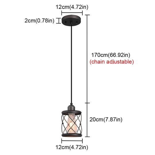 Everly Vintage Pendant LED Hanging Ceiling Lamp – Where Timeless Charm Meets Modern Lighting