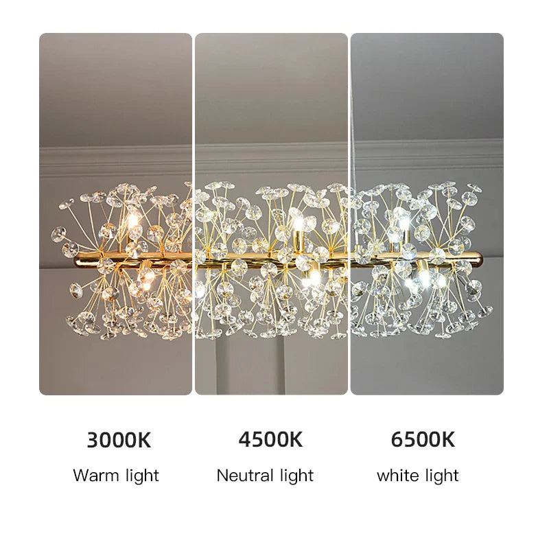 Aurora Crystal Luxury Art Chandelier - Opulent Lighting for Elegant Spaces