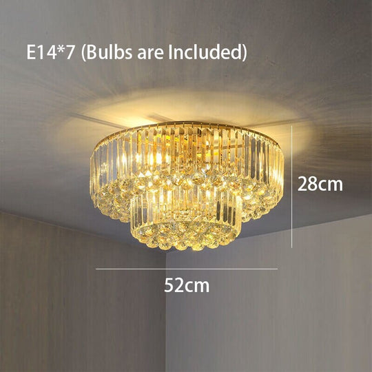 Nerissa Gold LED Ceiling Lights