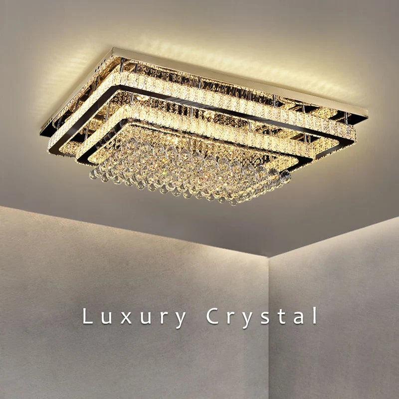 Corvus Crystal Ceiling Light chandelier