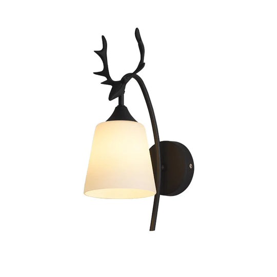 Nordic Antler Wall Lamp Modern Minimalist Bedside Living Room Light