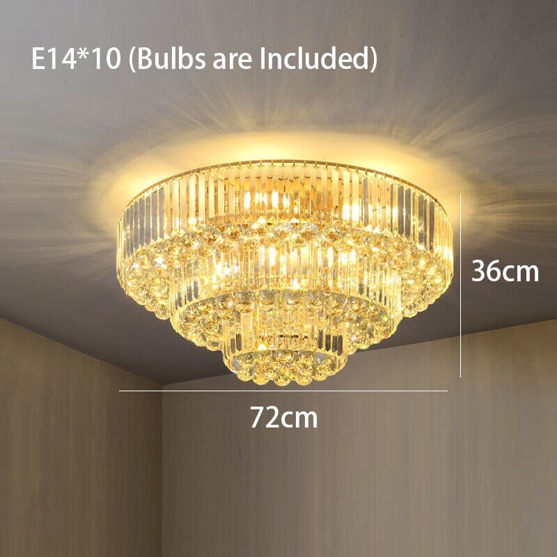 Nerissa Gold LED Ceiling Lights