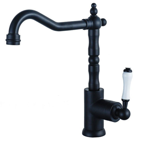 Kitchen Faucets Black Faucets for Kitchen Antique Sink Mixer Single Lever Chrome Sink Mixers Tap Hot Cold Water Crane