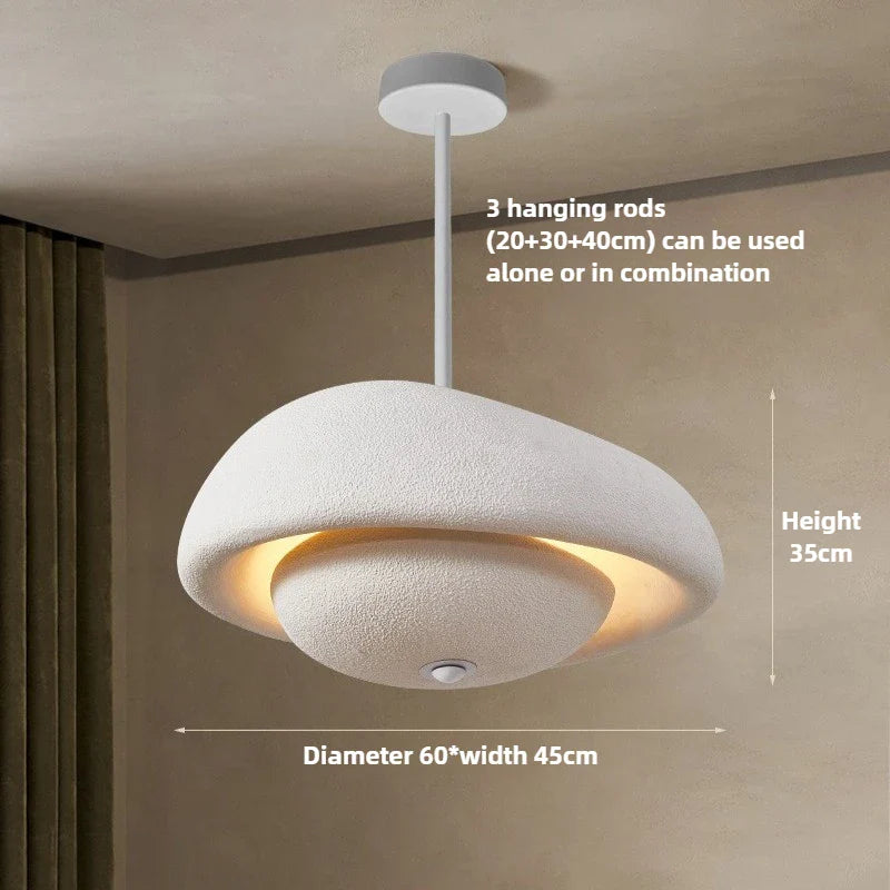 Japanese Wabi Sabi Style Pendant Lamp for Restaurant & Bedroom