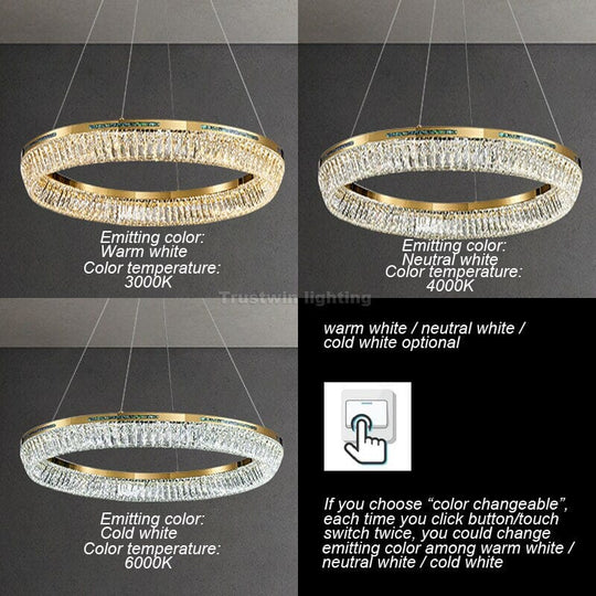 Celeste Crystal Chandelier - Luxury LED Lighting for Home Decor