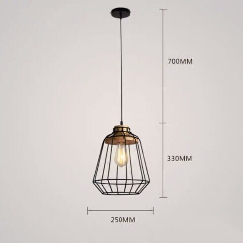 Eliza Vintage Iron Pendant Light - Enhance Your Space with Timeless Charm