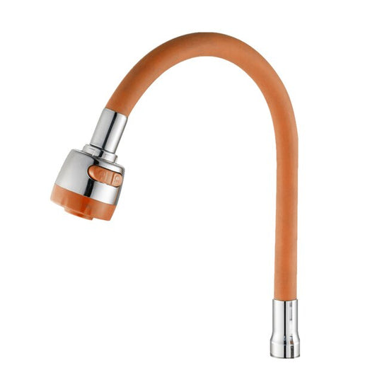 Flexible Direction Rotating Kitchen Faucet Deck Mount Cold Water Faucet Colorful Single Handle One Hole Tap 2 Mode Spray Stream