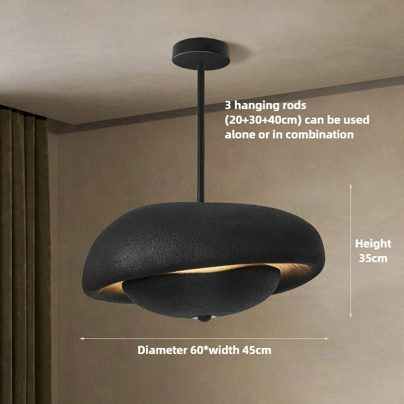 Japanese Wabi Sabi Style Pendant Lamp for Restaurant & Bedroom
