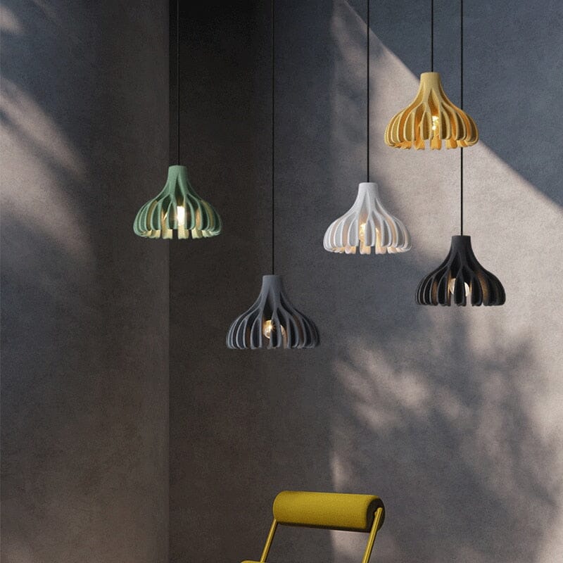 Elodie Macaron Resin Pendant Light - Chic Design for Modern Interiors