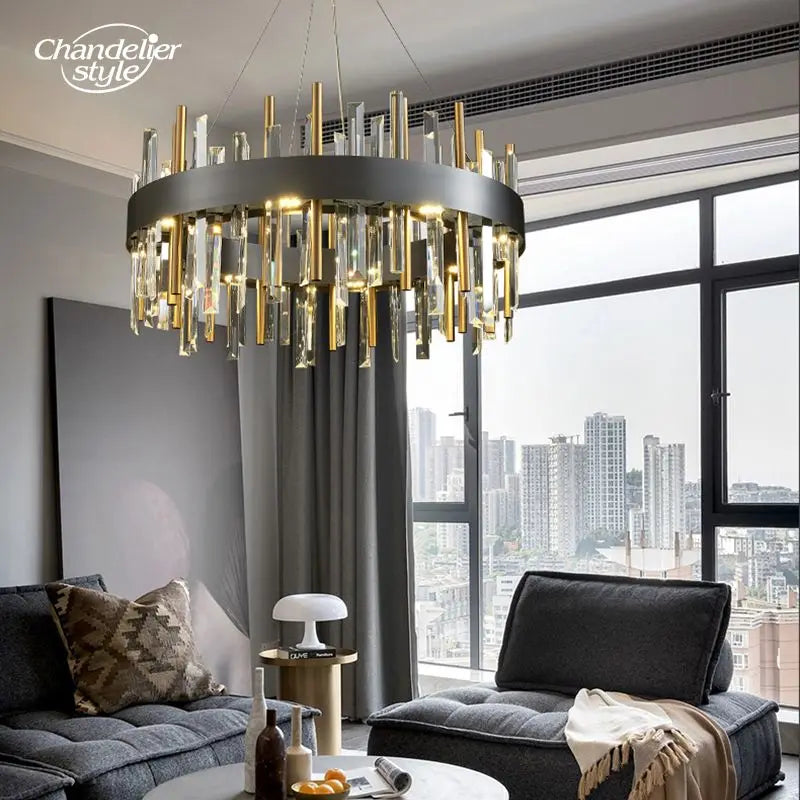 Brielle Elegant Crystal Chandelier with Sparkling Accents