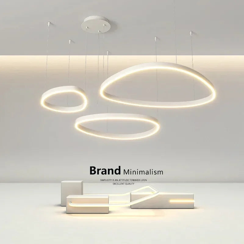 Sophia Nordic Irregular LED Pendant Light – Modern Minimal Lamp