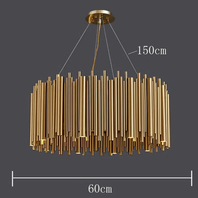 Modern LED Pendant Chandelier for Living & Dining Room