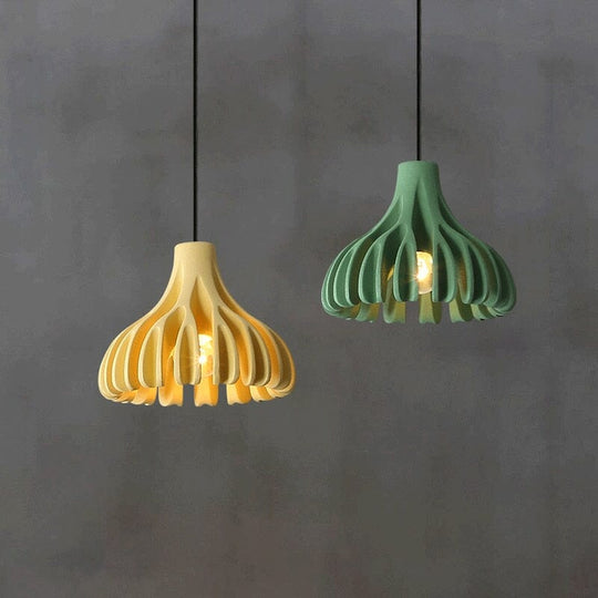 Elodie Macaron Resin Pendant Light - Chic Design for Modern Interiors