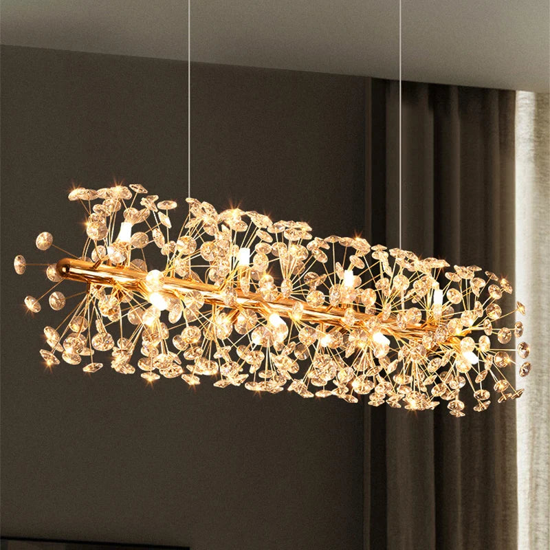 Aurora Crystal Luxury Art Chandelier - Opulent Lighting for Elegant Spaces