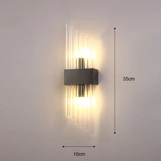 Modern LED Luxury Crystal Wall Lights Gold Home Indoor Wall Sconces Living Room Bedroom Background Decor Wall Lamp Bedside Light