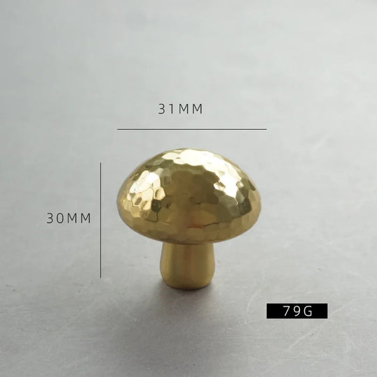 Handmade Brass Hammered Cabinet Handles – Nordic Luxury Pulls
